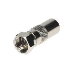Copper adaptor TV-plug / F-plug 