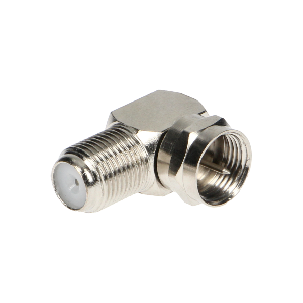 Złącze miedziane wtyk-F / gniazdo-F kątowe Złącze miedziane wtyk-F / gniazdo-F kątowe