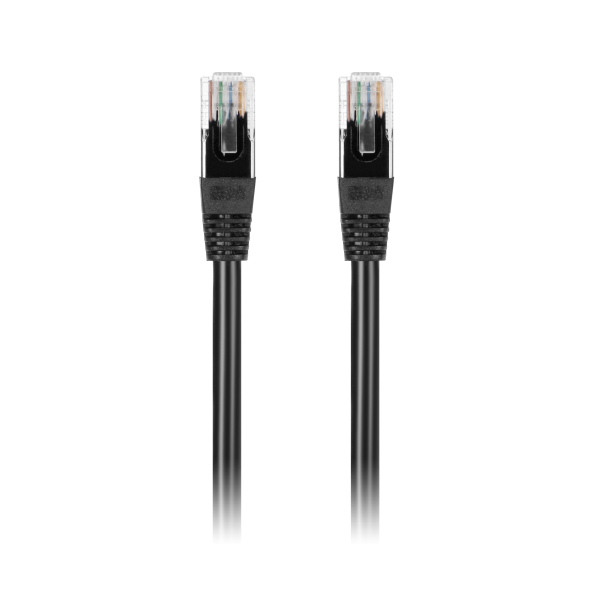Patchcord UTP CAT.6 plug - plug 2m BLACK Patchcord UTP CAT.6 plug - plug 2m BLACK