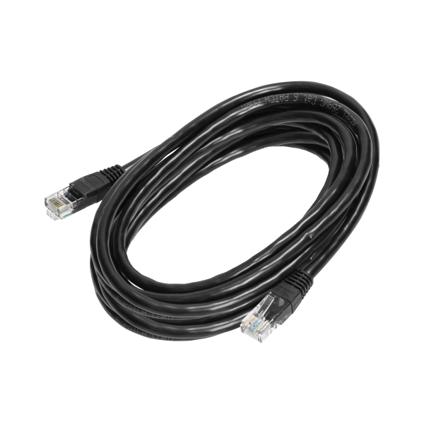 Patchcord UTP CAT.6 plug - plug 5m BLACK