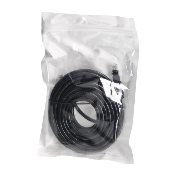 Patchcord UTP CAT.6 plug - plug 10m BLACK Patchcord UTP CAT.6 plug - plug 10m BLACK