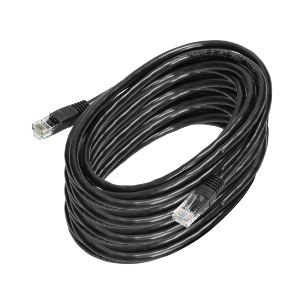 Kabel sieciowy Patchcord UTP CAT.6 wtyk - wtyk 10m CZARNY