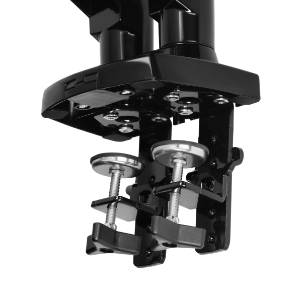 Obrotowy uchwyt biurkowy na sprężynie gazowej do dwóch monitorów LCD LED 17″-27″ Obrotowy uchwyt biurkowy na sprężynie gazowej do dwóch monitorów LCD LED 17″-27″