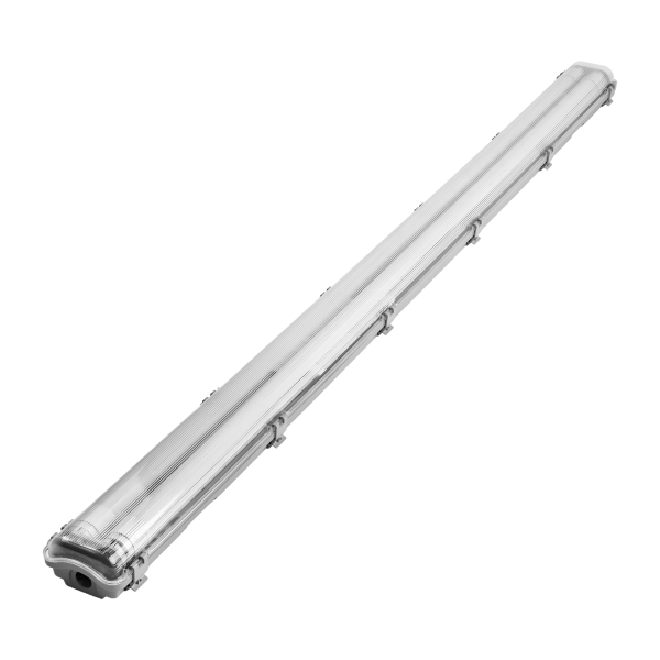 VUMBI II T8 LED 2x22W dust-proof luminaire, 4800lm, IP65, 4000K, with T8 LED tubes, 150 cm VUMBI II T8 LED 2x22W dust-proof luminaire, 4800lm, IP65, 4000K, with T8 LED tubes, 150 cm