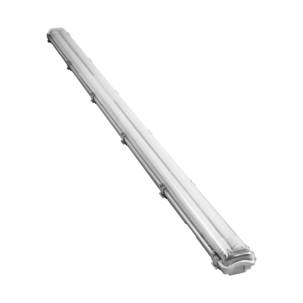 VUMBI II T8 LED 2x22W dust-proof luminaire, 4800lm, IP65, 4000K, with T8 LED tubes, 150 cm VUMBI II T8 LED 2x22W dust-proof luminaire, 4800lm, IP65, 4000K, with T8 LED tubes, 150 cm