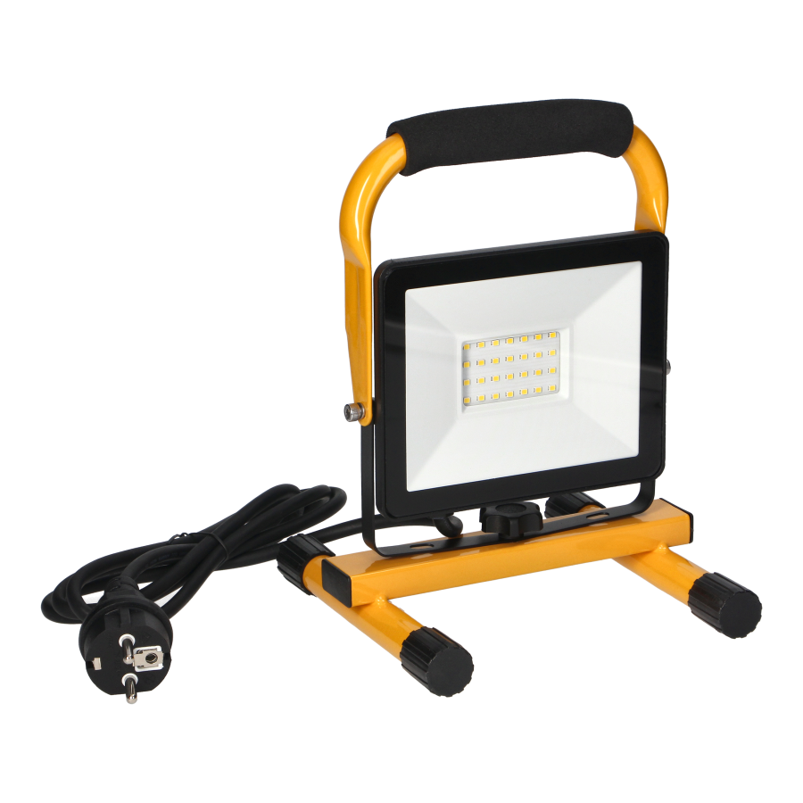 CAVO przenośny naświetlacz LED 30W, na statywie, 2400 lm, IP65, 4000K, z przewodem 1,5m