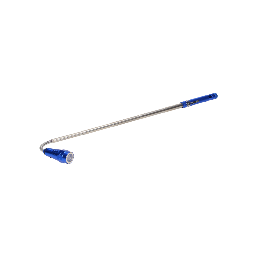 Telescopic workshop LED lamp with magnet and movable head, 17-57 cm, 3 LED, 4 x LR44