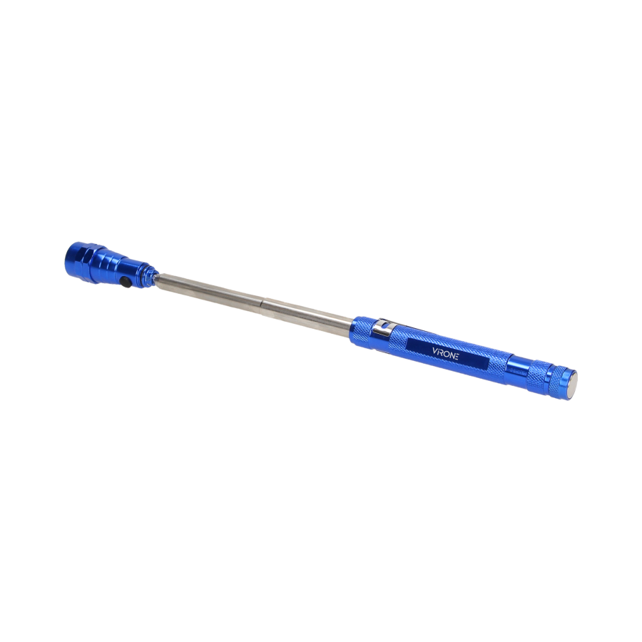 Telescopic workshop LED lamp with magnet and movable head, 17-57 cm, 3 LED, 4 x LR44