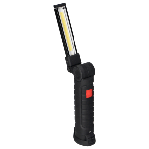 Latarka warsztatowa LED COB 2W, 200lm, 1200mAh, składana