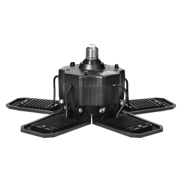 RIGEL LED 5-wing folding workshop lamp, E27 55W, 6500K, 4950lm RIGEL LED 5-wing folding workshop lamp, E27 55W, 6500K, 4950lm