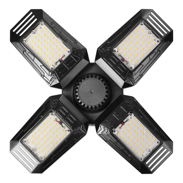 SYRIUSZ LED Folding 4-wing work light, E27, 72W, 4000K, 6480lm SYRIUSZ LED Folding 4-wing work light, E27, 72W, 4000K, 6480lm