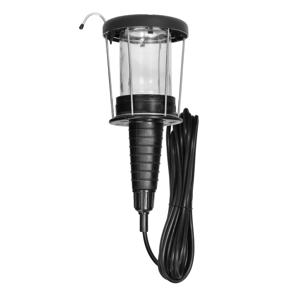 Lampa warsztatowa E27, max.60W, IP20,szklany klosz Lampa warsztatowa E27, max.60W, IP20,szklany klosz