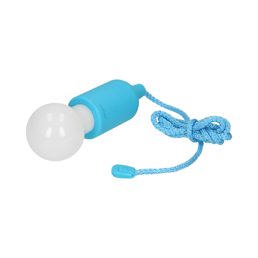 Bateryjna lampka nocna na sznurku 1W LED, 3 x AAA, turkusowa