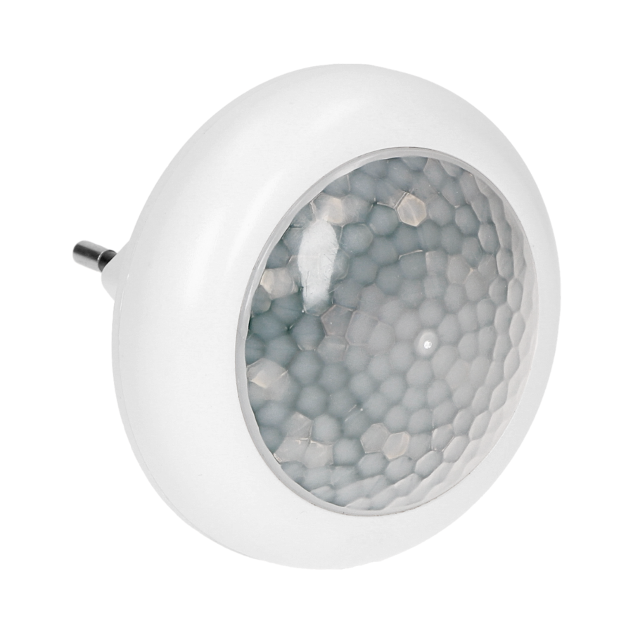 Plug-in LED night lamp with twilight and motion sensor, 120°, 8xLED, 40lm, 6500K