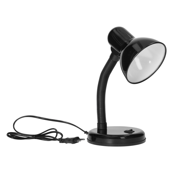 FUPI, lampa biurkowa, 10W, E27, stal + tworzywo, czarna FUPI, lampa biurkowa, 10W, E27, stal + tworzywo, czarna