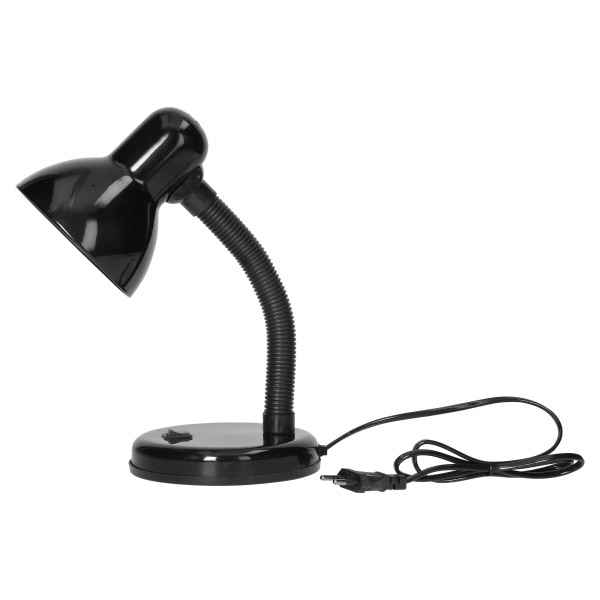 FUPI, lampa biurkowa, 10W, E27, stal + tworzywo, czarna FUPI, lampa biurkowa, 10W, E27, stal + tworzywo, czarna