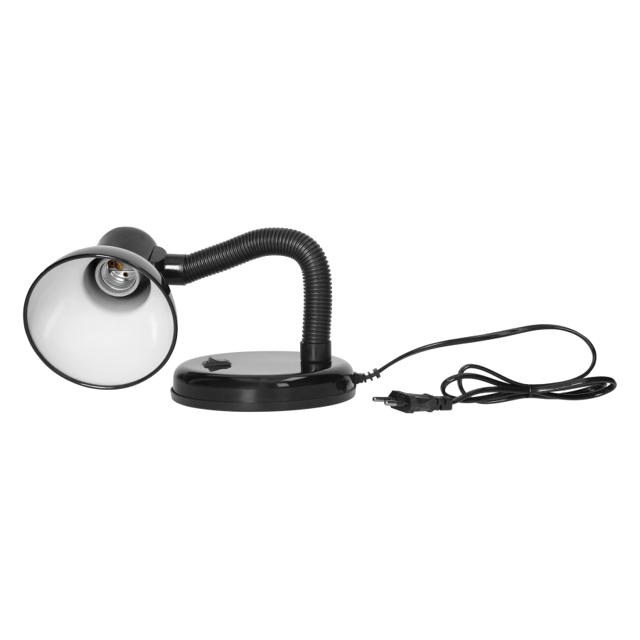 FUPI, lampa biurkowa, 10W, E27, stal + tworzywo, czarna