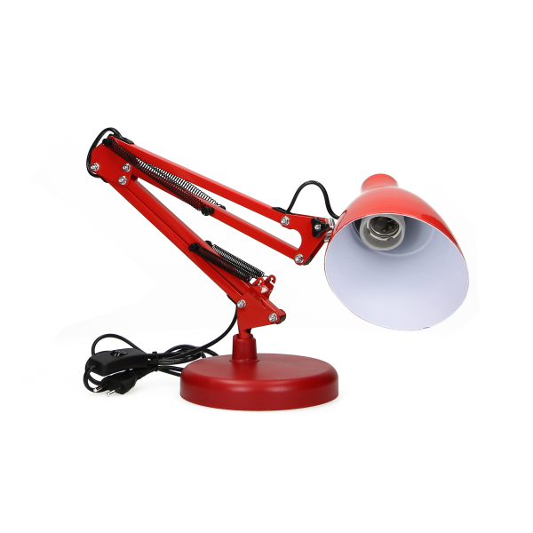 DIAN lampa biurkowa, 10W, stalowa, czerwona DIAN lampa biurkowa, 10W, stalowa, czerwona