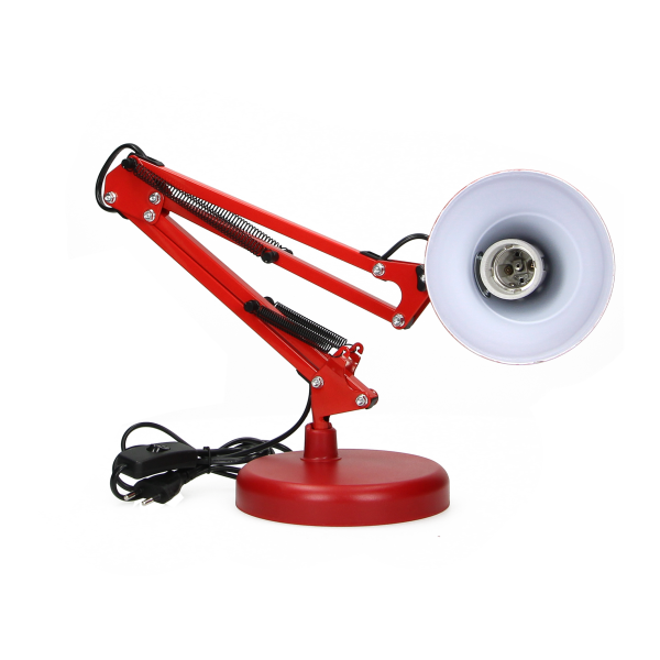 DIAN lampa biurkowa, 10W, stalowa, czerwona DIAN lampa biurkowa, 10W, stalowa, czerwona