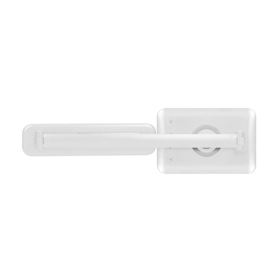 ISIYO LED 7W desk lamp with wireless charger and USB port, 390lm, 3000-4000-6000K, color temp. adjustment, dimmer, white