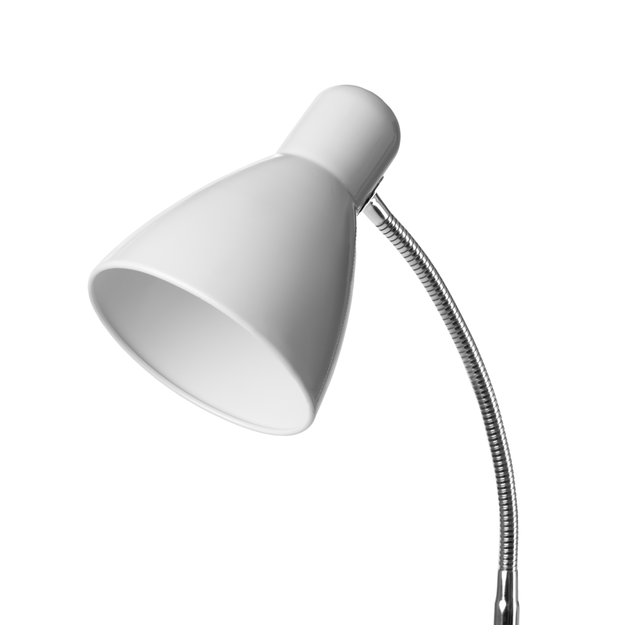 Floor lamp LAR, max 20W E27, 160 cm, white