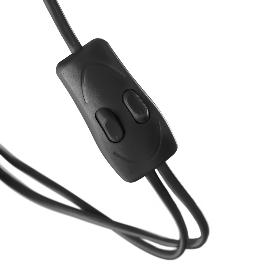 Lampa stojąca podłogowa URLAR, 175 cm, E27 max 40W, E14 max 25W, czarna