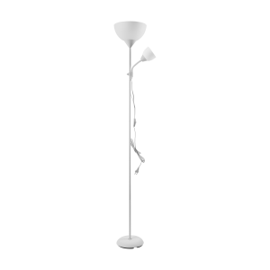 Lampa stojąca podłogowa URLAR, 175 cm, E27 max 40W, E14 max 25W, biała