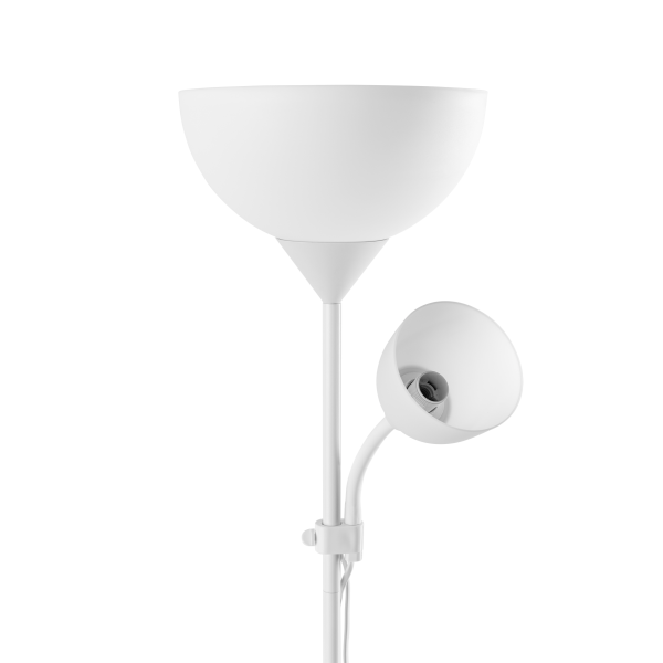 Lampa stojąca podłogowa URLAR, 175 cm, E27 max 40W, E14 max 25W, biała
