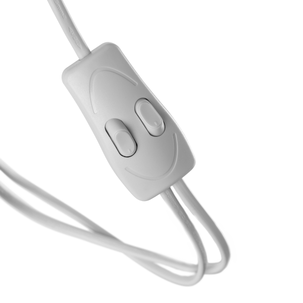 Lampa stojąca podłogowa URLAR, 175 cm, E27 max 40W, E14 max 25W, biała