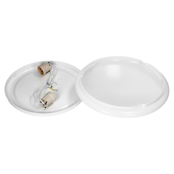 NABU ceiling light 2xE27, max. 2x15W, IP20, white NABU ceiling light 2xE27, max. 2x15W, IP20, white