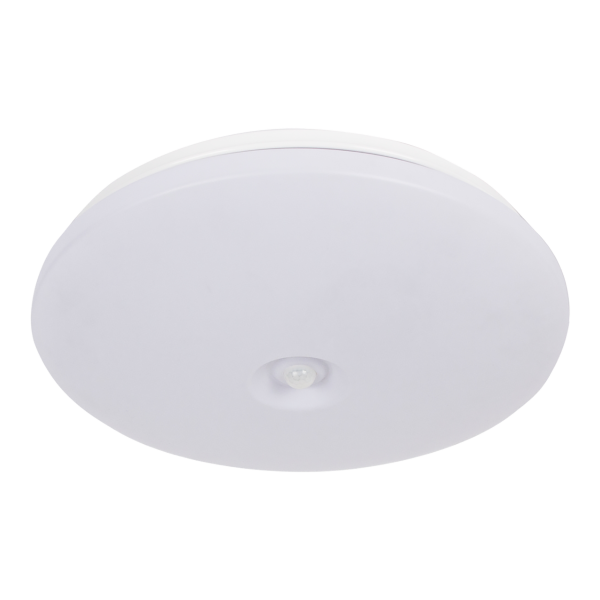 ASTERIA plafon 2xE27, max. 2x60W, czujnik ruchu PIR, IP44, biały ASTERIA plafon 2xE27, max. 2x60W, czujnik ruchu PIR, IP44, biały