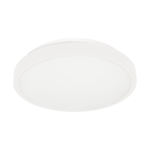 SELENE plafon 2xE27, max. 2x15W, czujnik mikrofalowy, IP54, biały