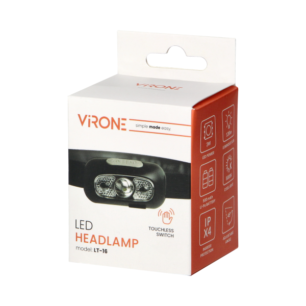 LED Headlamp, 120lm, 500 mAh, movable head LED Headlamp, 120lm, 500 mAh, movable head