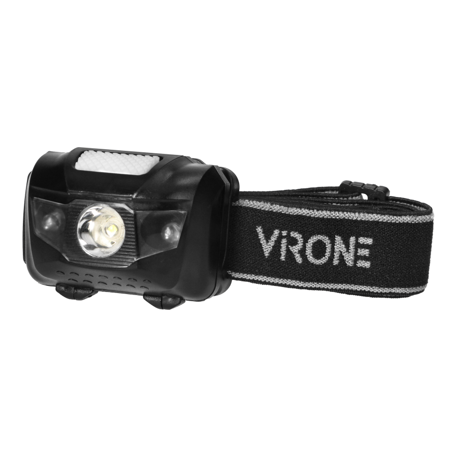 LED headlamp, CREE 3W + 2 red LED diodes