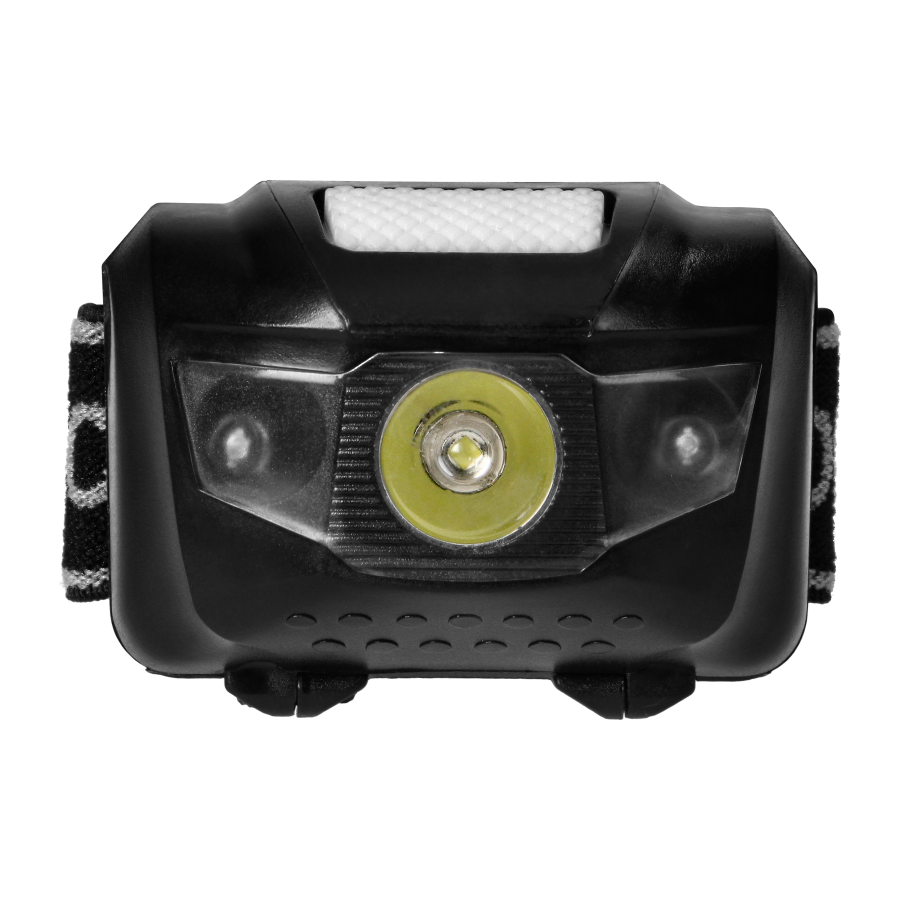 Latarka czołowa LED CREE 3W + 2 czerwone diody LED