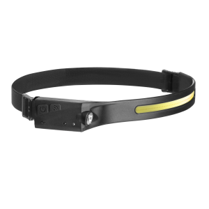 LED headlamp, COB + XPE with 1200 mAh battery