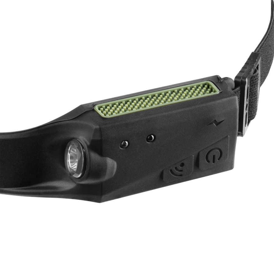 LED headlamp, COB + XPE with 1200 mAh battery