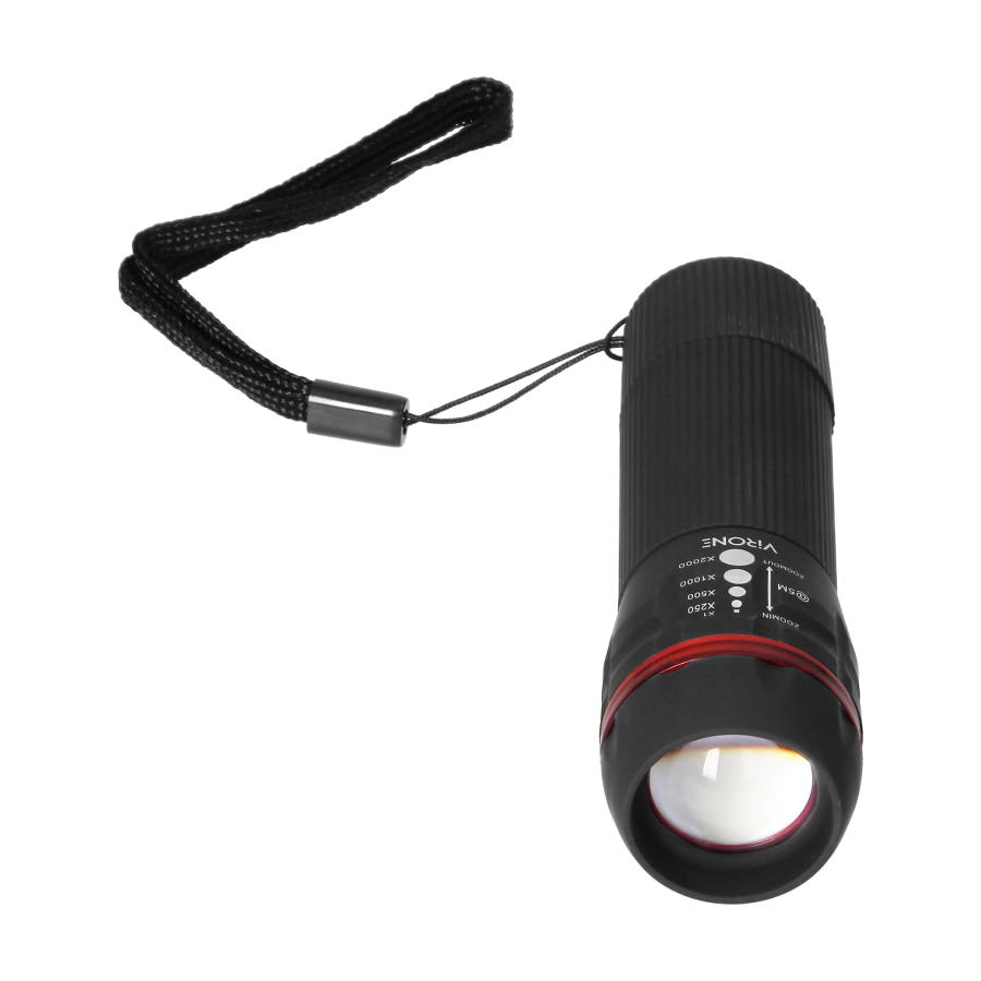 Latarka LED 1W z zoomem, 60lm, 3xAAA