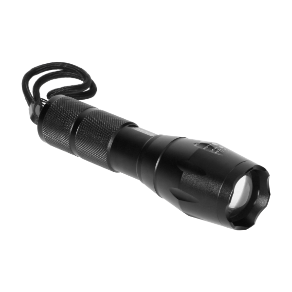 LED CREE 10W flashlight with zoom, 800lm, 3 x AAA, aluminium body LED CREE 10W flashlight with zoom, 800lm, 3 x AAA, aluminium body