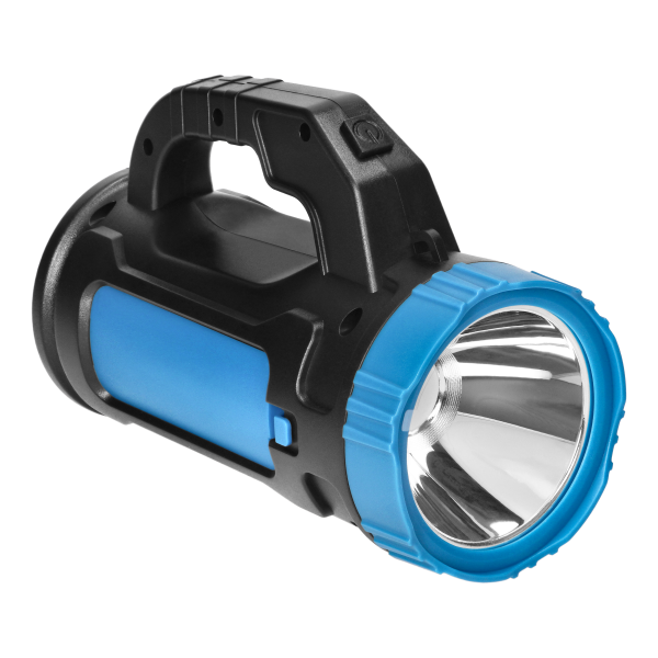 Latarka LED SMD 3W + COB 3W, 110lm, dwie opcje zasilania - akumulator 1200 mAh lub 3xAA  Latarka LED SMD 3W + COB 3W, 110lm, dwie opcje zasilania - akumulator 1200 mAh lub 3xAA