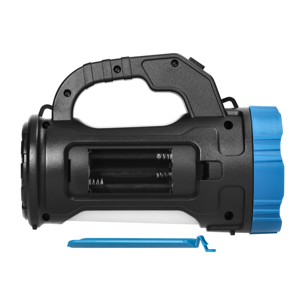 Latarka LED SMD 3W + COB 3W, 110lm, dwie opcje zasilania - akumulator 1200 mAh lub 3xAA  Latarka LED SMD 3W + COB 3W, 110lm, dwie opcje zasilania - akumulator 1200 mAh lub 3xAA