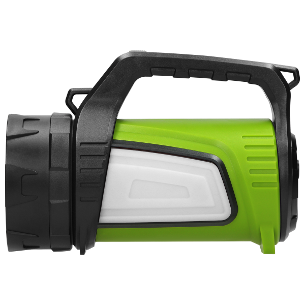 Rechargeable LED flashlight - searchlight 10W, 1000lm, 4000mAh, power bank, battery indicator