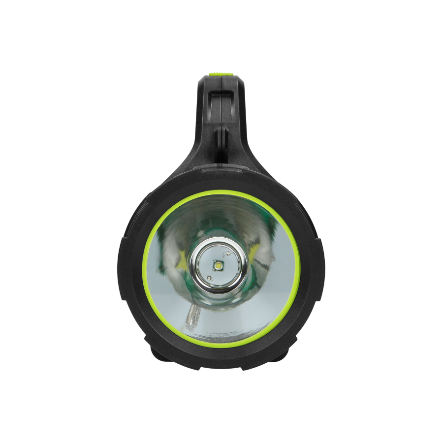 Rechargeable LED flashlight - searchlight 10W, 1000lm, 4000mAh, power bank, battery indicator