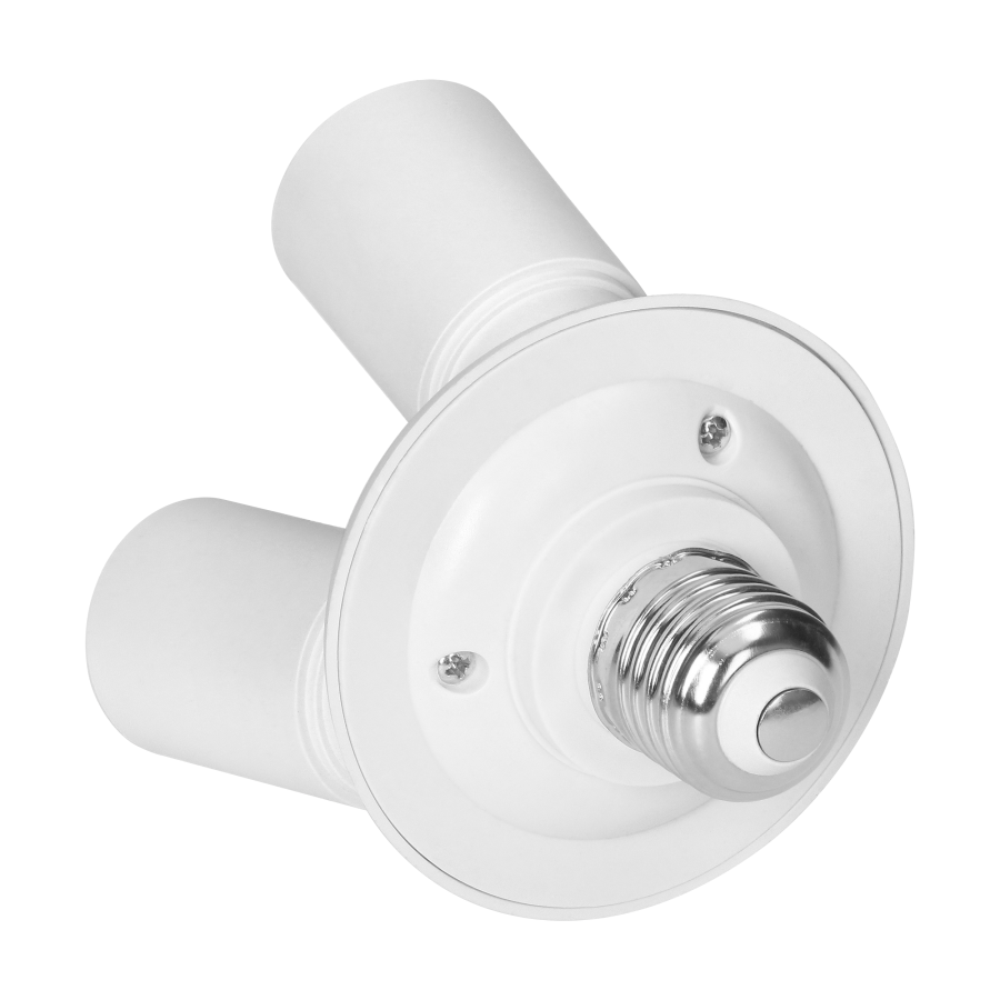 E27/2xE27 light sources adapter, narrow