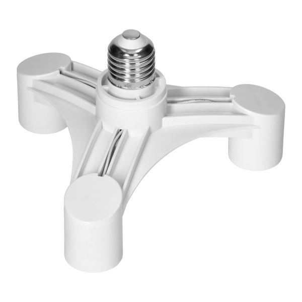 E27/3xE28 light sources adapter, wide E27/3xE28 light sources adapter, wide