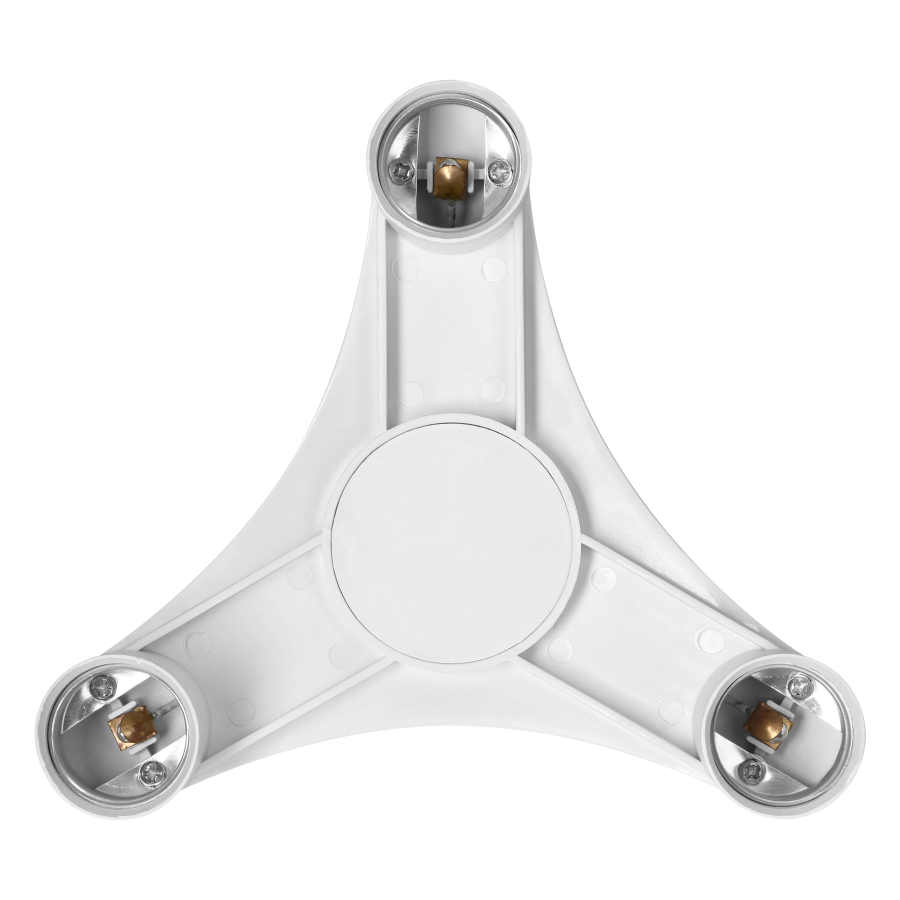 Przejściówka do źródła światła E27/3xE27, szeroka