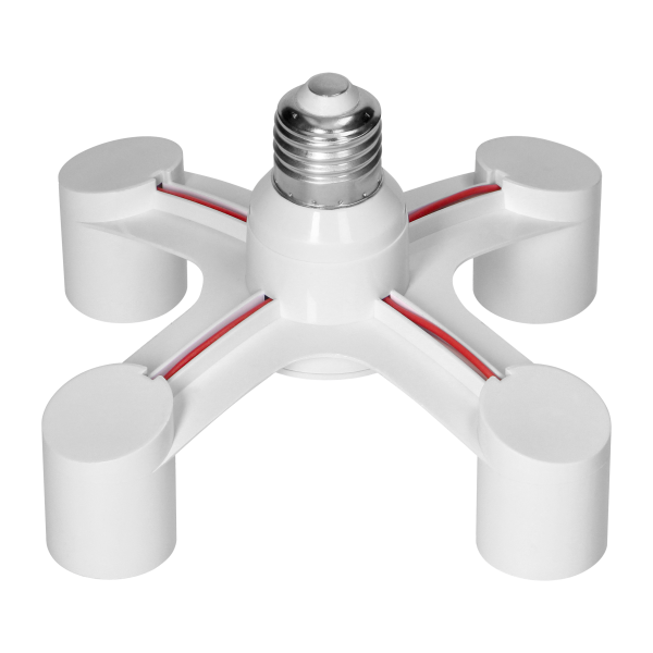 E27/4xE27 light sources adapter E27/4xE27 light sources adapter