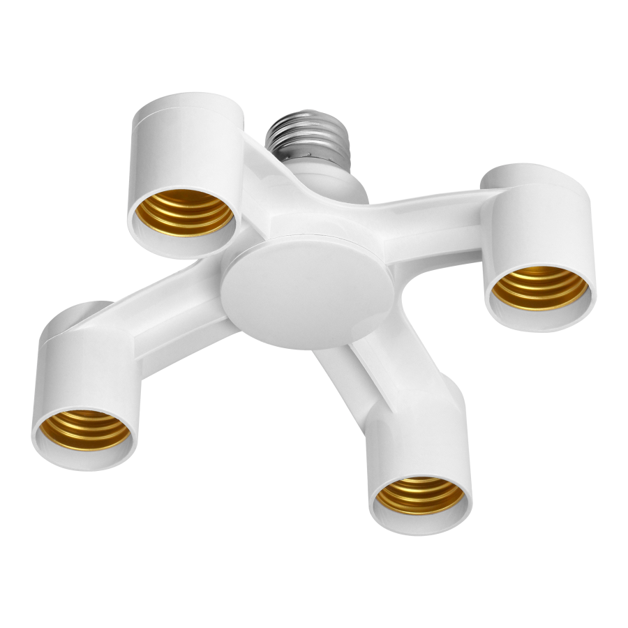 E27/4xE27 light sources adapter
