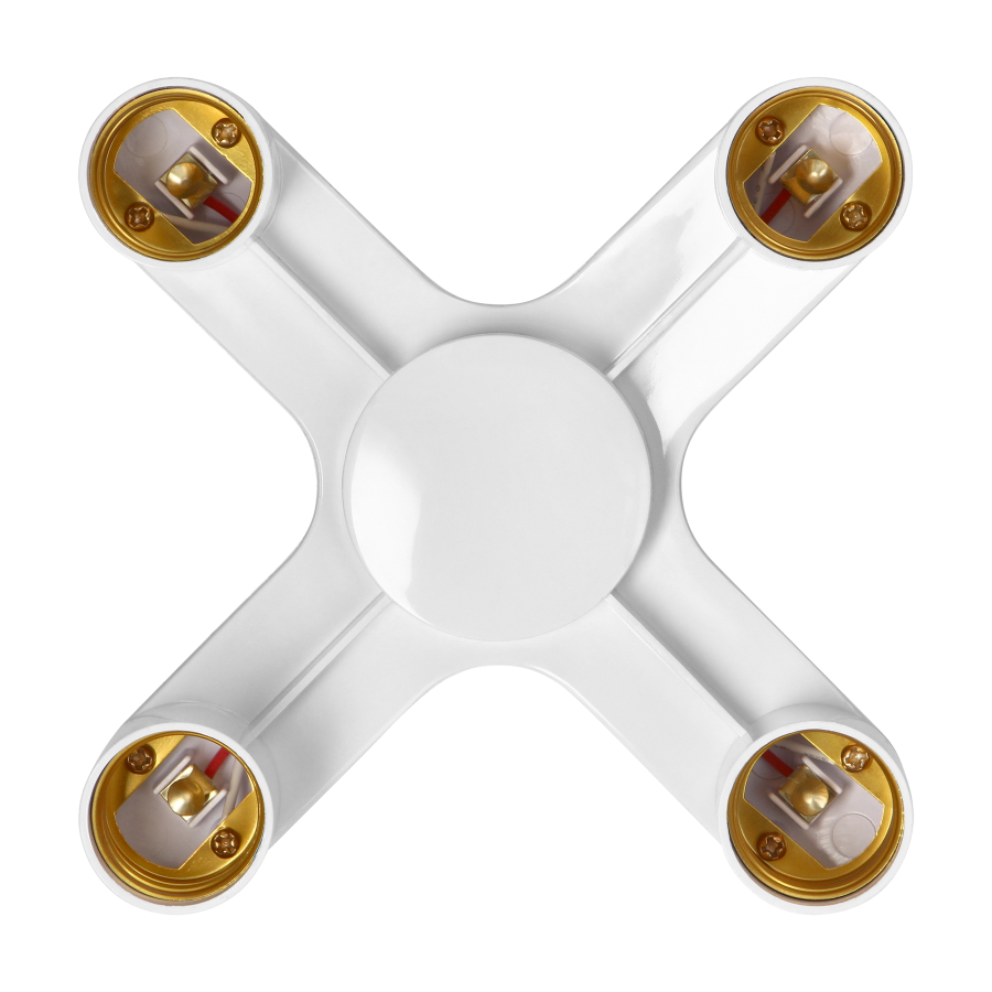 E27/4xE27 light sources adapter
