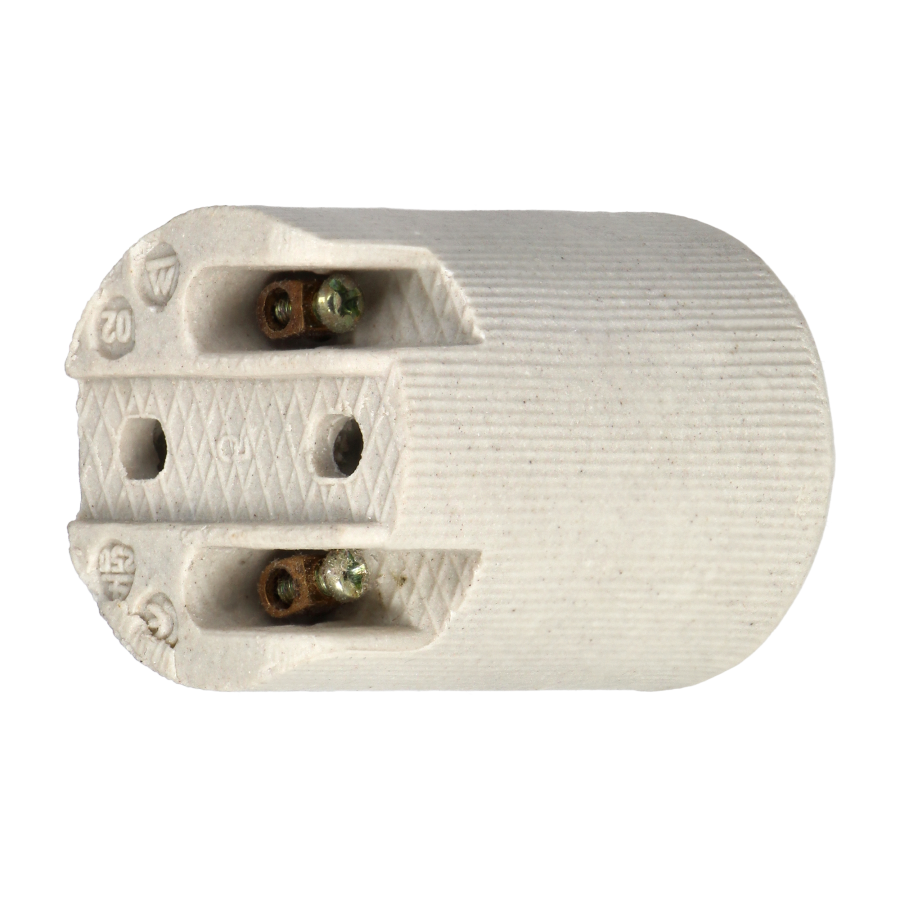 Ceramic lamp holder E14